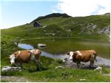 The lake Vodotočno jezero (Veža)